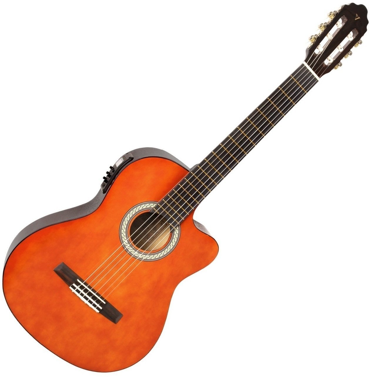 Guitarra clássica com pré-amplificador Valencia CG150CE-NA