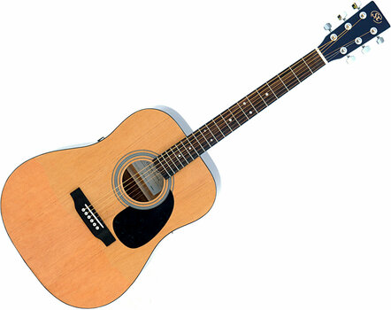 Akoestische gitaar SX SD1 Natural - 1