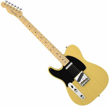 Linkshänder E-Gitarre Fender American Vintage '52 Telecaster LeftHanded, Maple Fingerboard, Butterscotch Blonde - 1