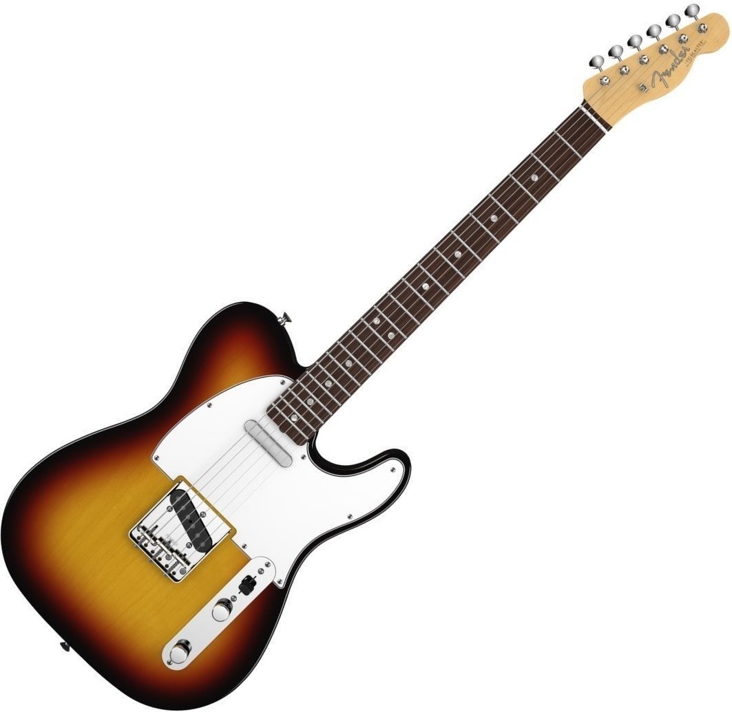 Elektrische gitaar Fender American Vintage '64 Telecaster, Round-Lam Rosewood Fingerboard, 3-Color Sunburst