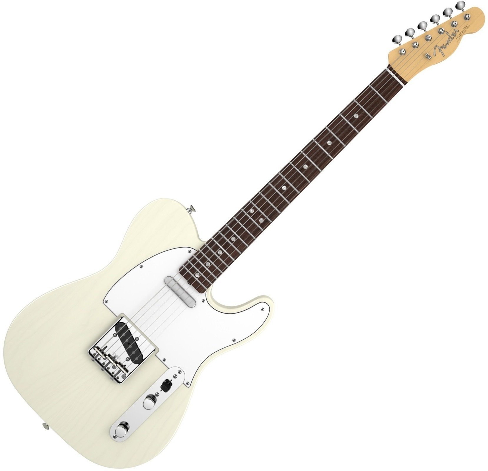 Chitară electrică Fender American Vintage '64 Telecaster, Round-Lam Rosewood Fingerboard, Aged White Blonde