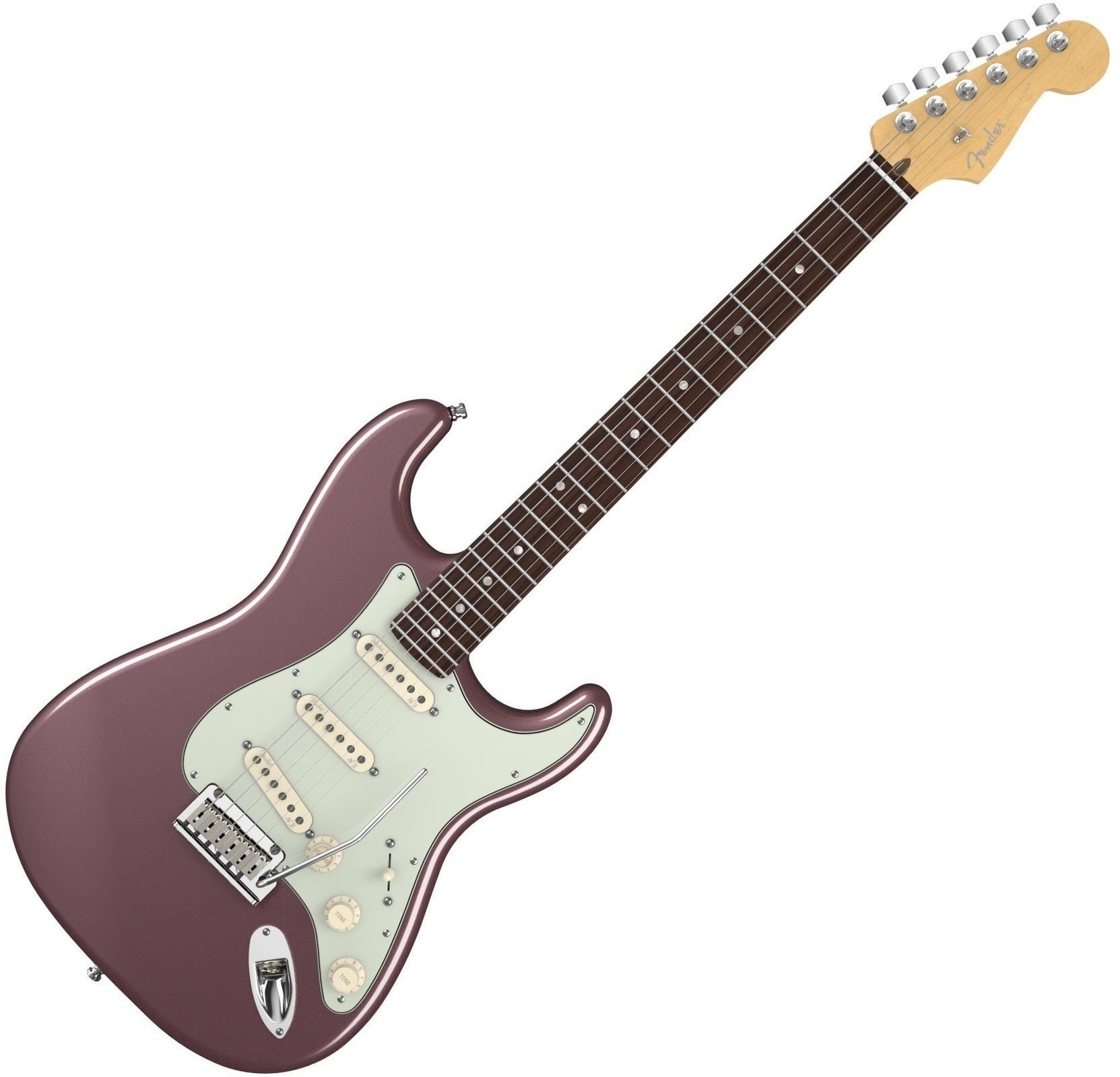 Elektrická kytara Fender American Deluxe Stratocaster Rosewood Fingerboard, Burgundy Mist Metallic