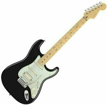 Guitarra eléctrica Fender American Deluxe Stratocaster HSS, Maple Fingerboard, Black - 1