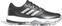 Calçado de golfe júnior Adidas CP Traxion Junior Golf Shoes Core Black/Silver Metal/White UK 4,5