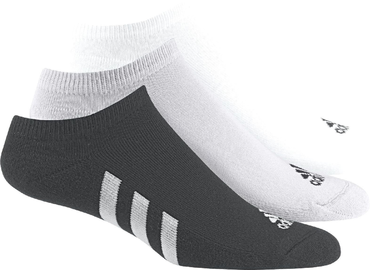 Ponožky Adidas 3-Pack No Show BK/GR/WH 10-13
