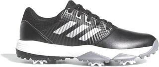 Adidas CP Traxion Junior Golf Shoes Core Black/Silver Metal/White UK 2,5 Adidas CP Traxion Junior Golf Shoes Core Black/Silver Metal/White UK 2,5