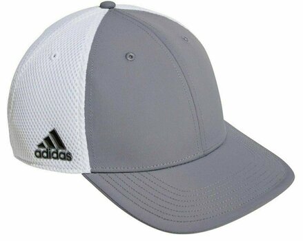 Kšiltovka Adidas A-Stretch Tour Crestable Hat GR/WH S/M - 1