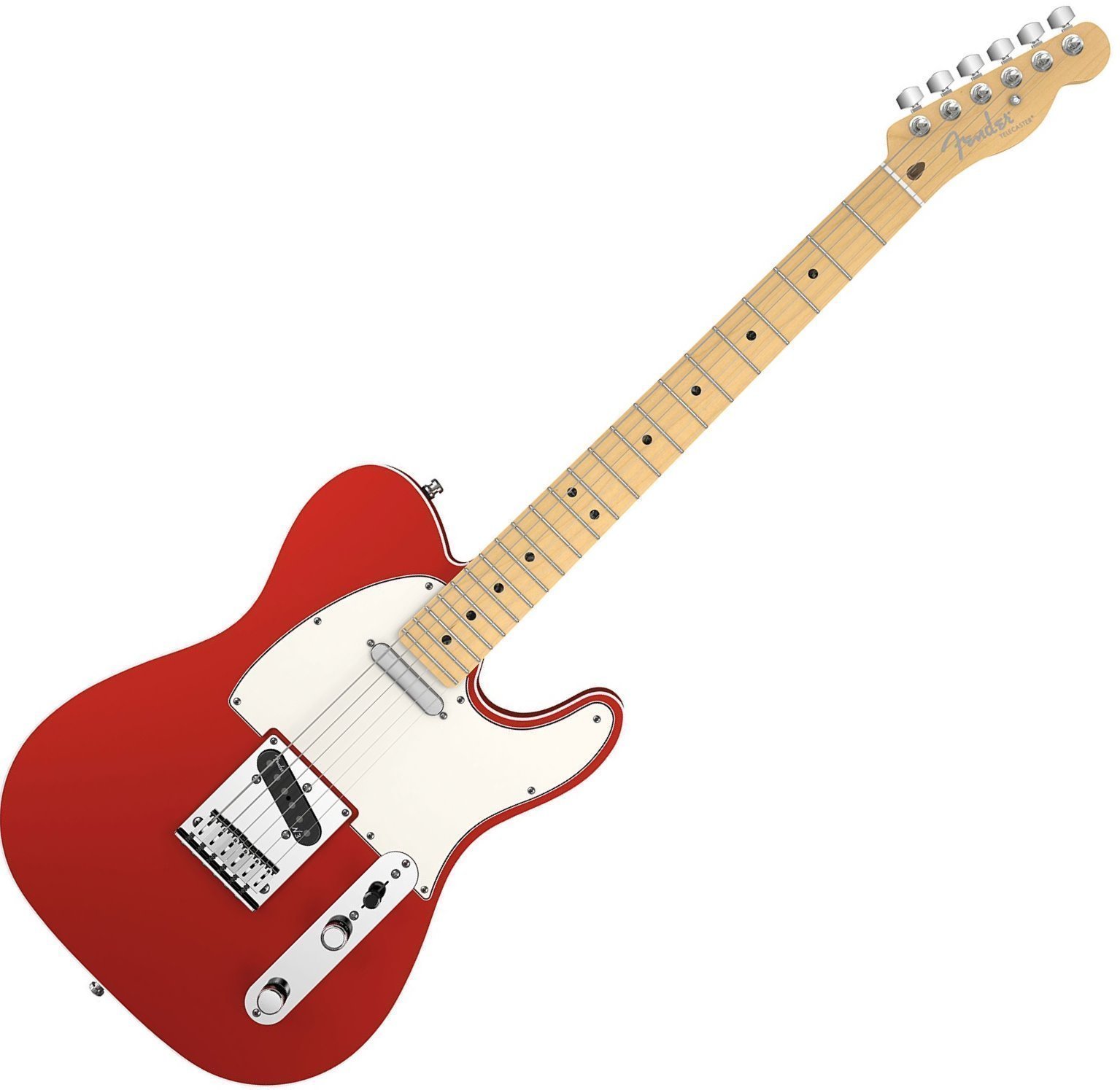 Elektromos gitár Fender American Deluxe Telecaster Maple Fingerboard, Candy Apple Red