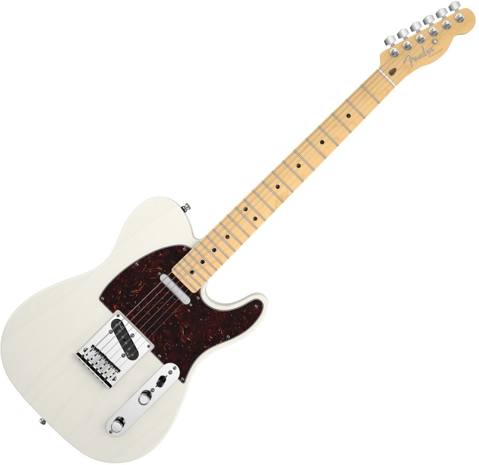 Sähkökitara Fender American Deluxe Telecaster Ash, Maple Fingerboard, White Blonde
