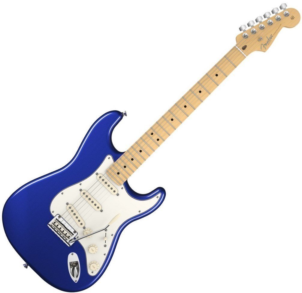 Guitarra elétrica Fender American Standard Stratocaster, Maple Fingerboard, Mystic Blue