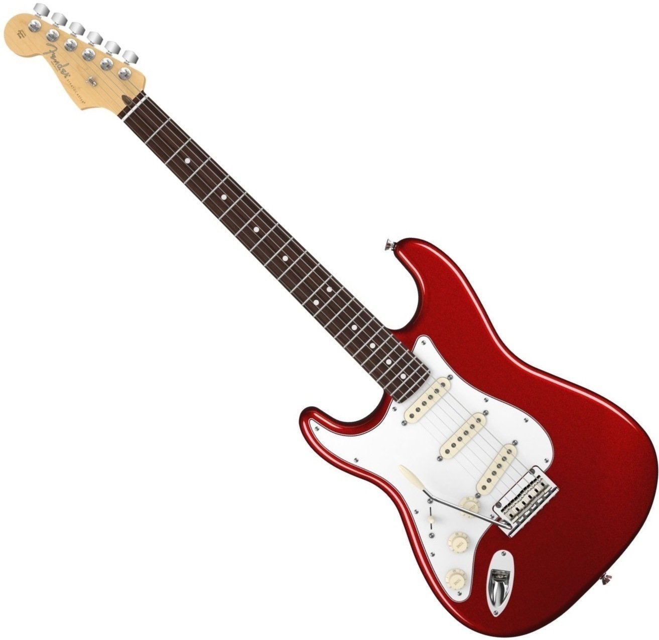 Elektrisk guitar til venstrehåndede Fender American Standard Stratocaster, Left Handed, Rosewood Fingerboard, Mystic Red