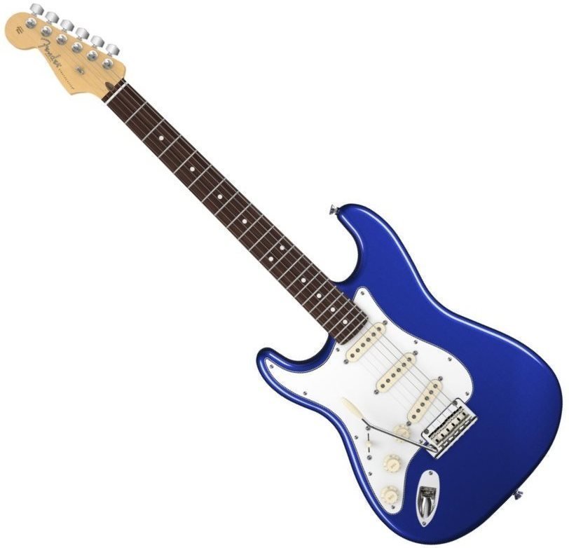 Elektrische gitaar voor linkshandige speler Fender American Standard Stratocaster, Left Handed, Rosewood Fingerboard, Mystic Blue