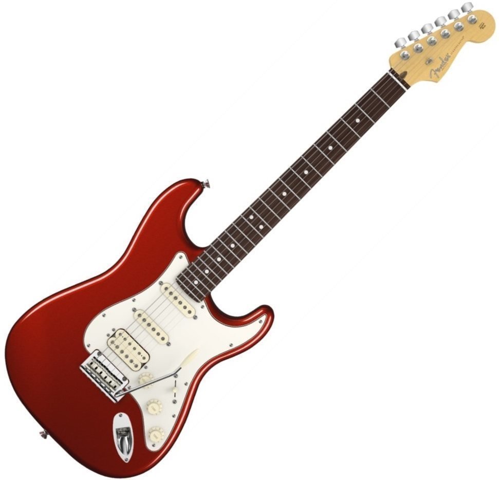 Elektrische gitaar Fender American Standard Stratocaster HSS, Rosewood Fingerboard, Mystic Red