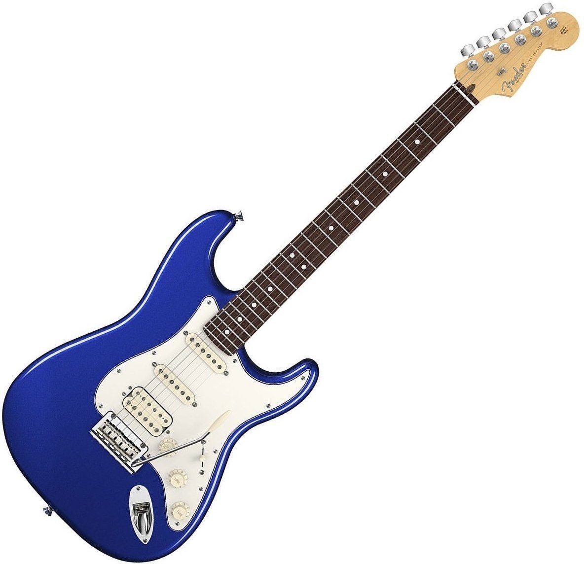 Elektrisk guitar Fender American Standard Stratocaster HSS, Rosewood Fingerboard, Mystic Blue