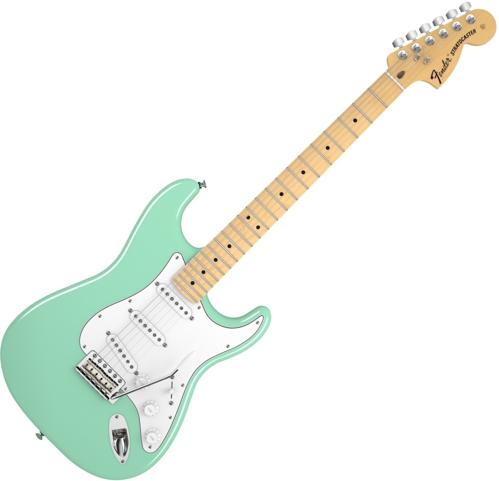 Elektrická kytara Fender American Special Stratocaster, Maple Fingerboard, Surf Green