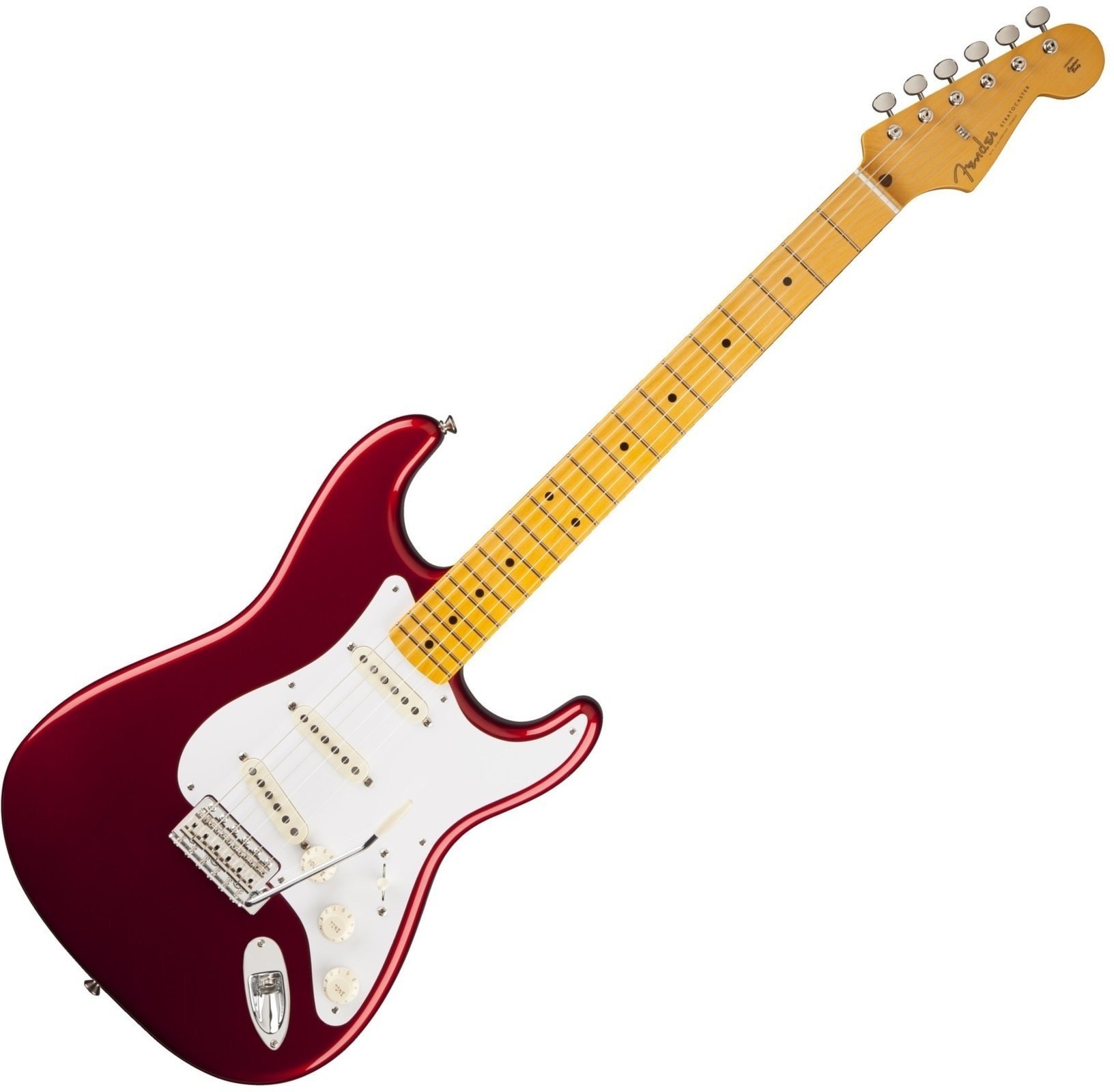 Guitare électrique Fender Classic Series '50s Stratocaster Lacquer, Maple Fingerboard, Candy Apple Red