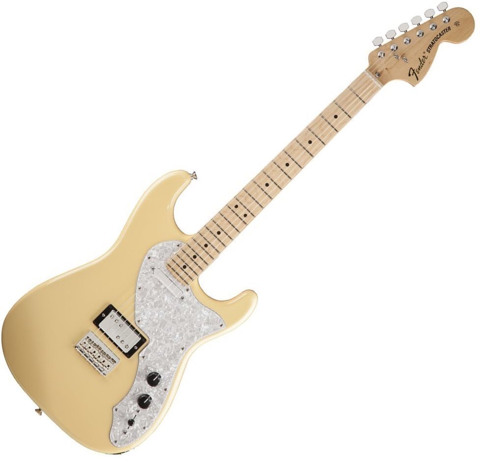 Електрическа китара Fender Pawn Shop '70s Stratocaster Deluxe, Maple Fingerboard, Vintage White