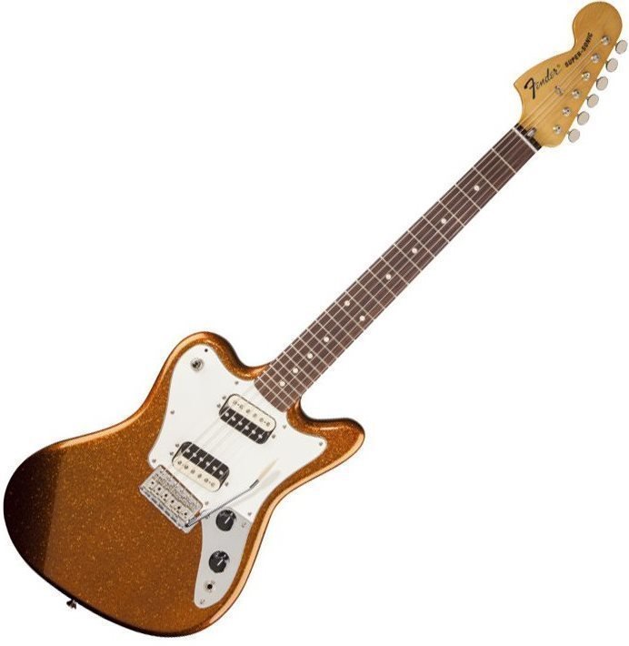 Guitare électrique Fender Pawn Shop Super-Sonic, Rosewood Fingerboard, Sunfire Orange Flake