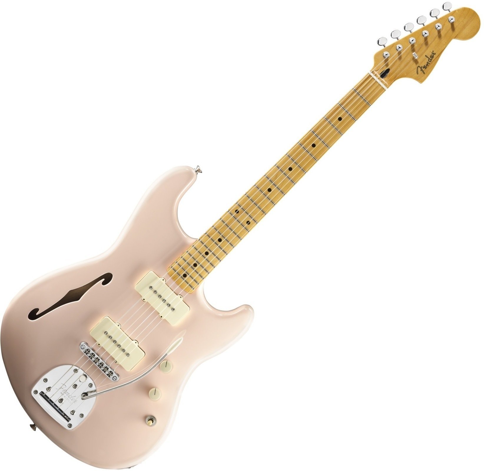 Chitară electrică Fender Pawn Shop Offset Special, Maple Fingerboard, Shell Pink