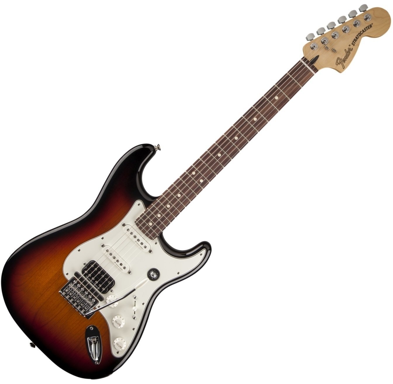 Elektrische gitaar Fender Fishman Triple Play Deluxe Stratocaster HSS, Rosewood Fingerboard, 3-Color Sunburst