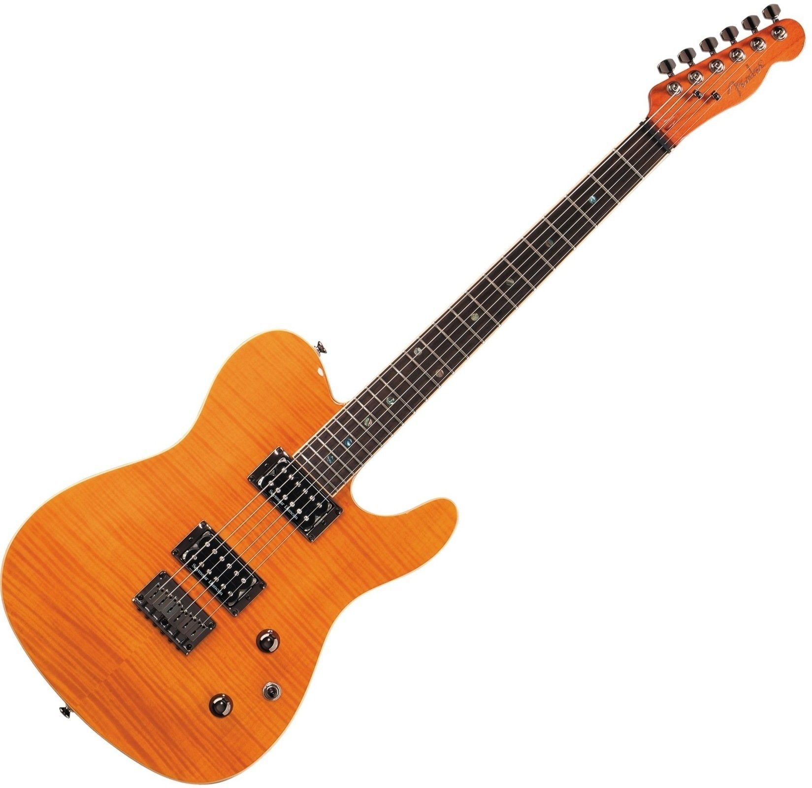 Elektromos gitár Fender Special Edition Custom Telecaster FMT HH, Rosewood Fingerboard, Amber
