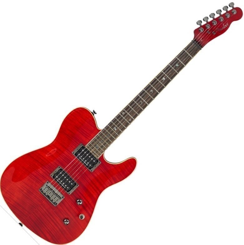 Guitarra elétrica Fender Special Edition Custom Telecaster FMT HH, Rosewood Fingerboard, Crimson Red Trans