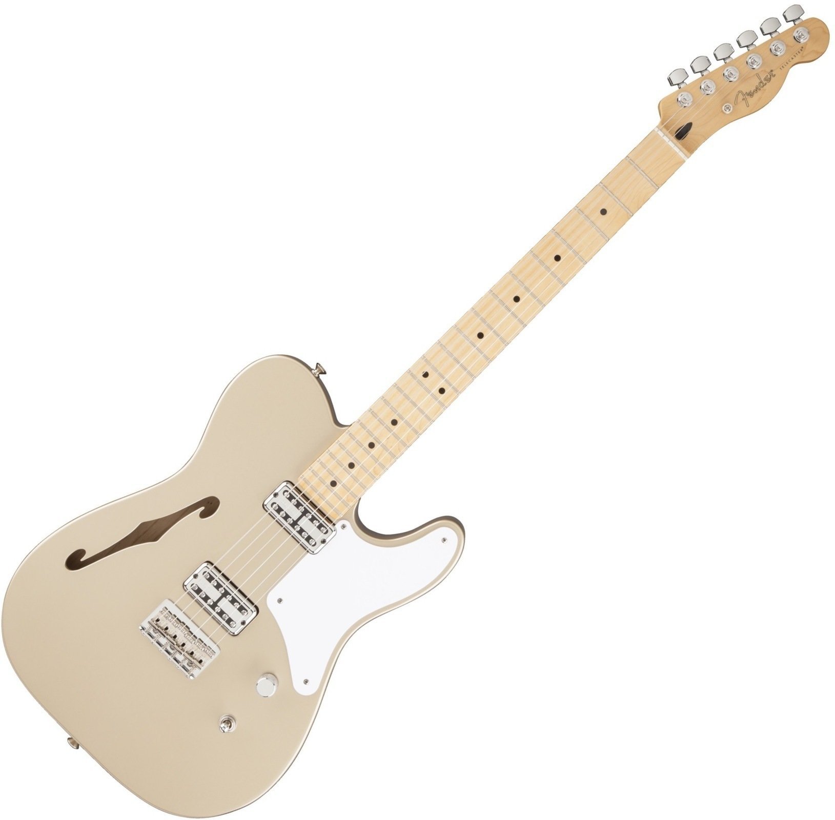 Електрическа китара Fender Cabronita Telecaster Thinline, Maple Fingerboard, Shoreline Gold