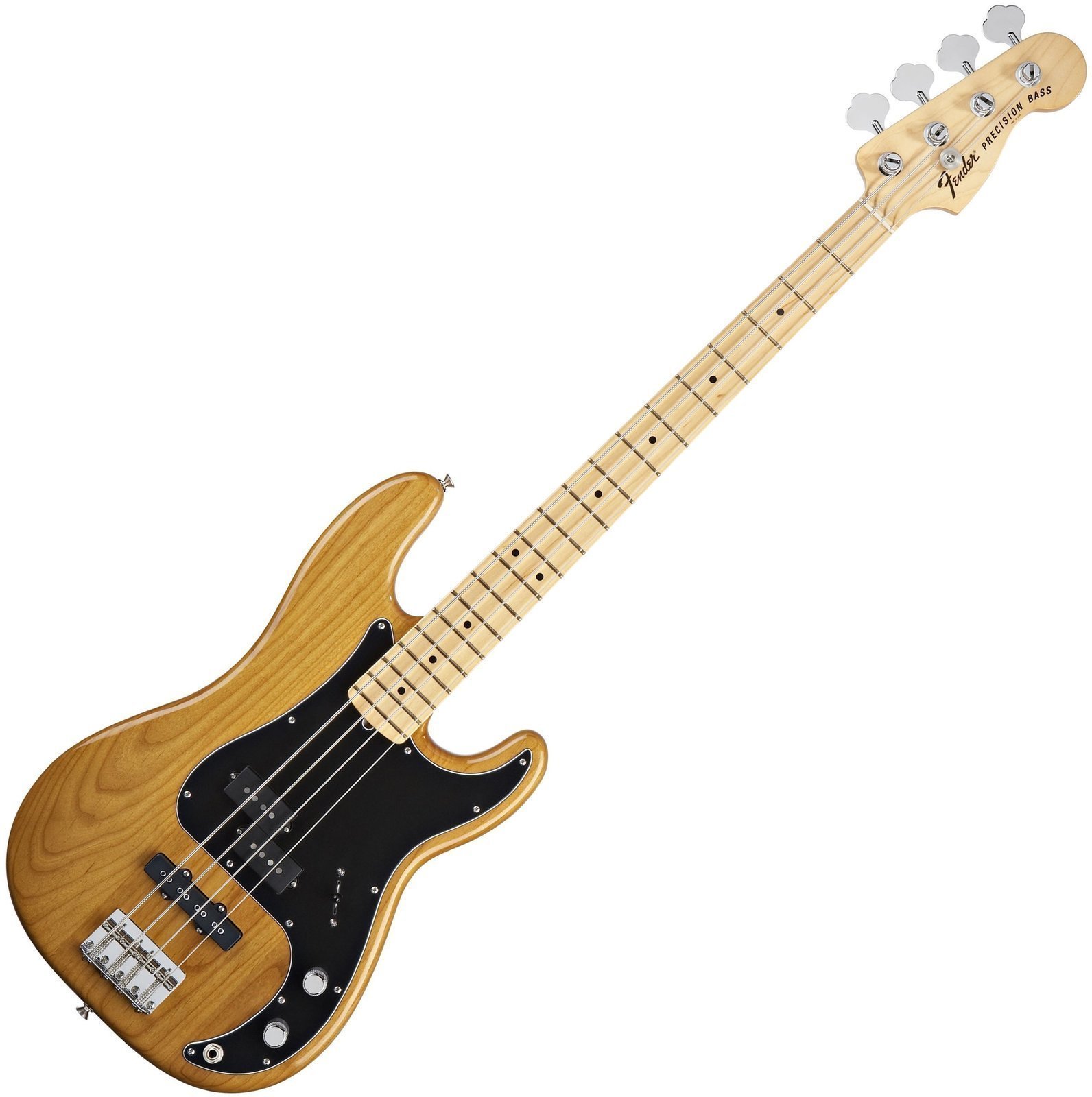 E-Bass Fender Tony Franklin Fretted Precision Bass Maple Fingerboard, Gold Amber