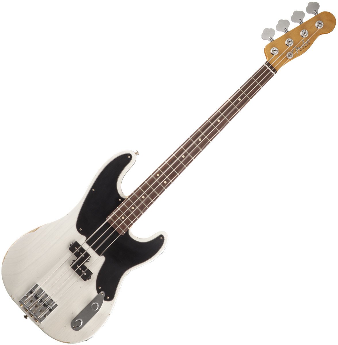 4-strenget basguitar Fender Mike Dirnt Road Worn Precision Bass RW White Blonde