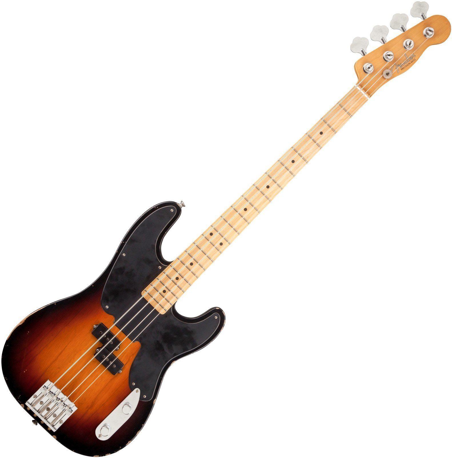 Bas elektryczna Fender Mike Dirnt Road Worn Precision Bass Maple Fingerboard, 3-Color Sunburst
