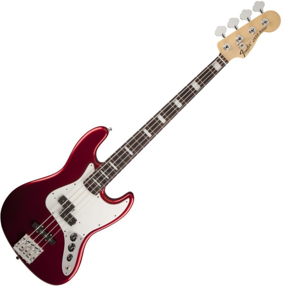 E-Bass Fender Vintage Hot Rod '70s Jazz Bass Rosewood Fingerboard, Candy Apple Red