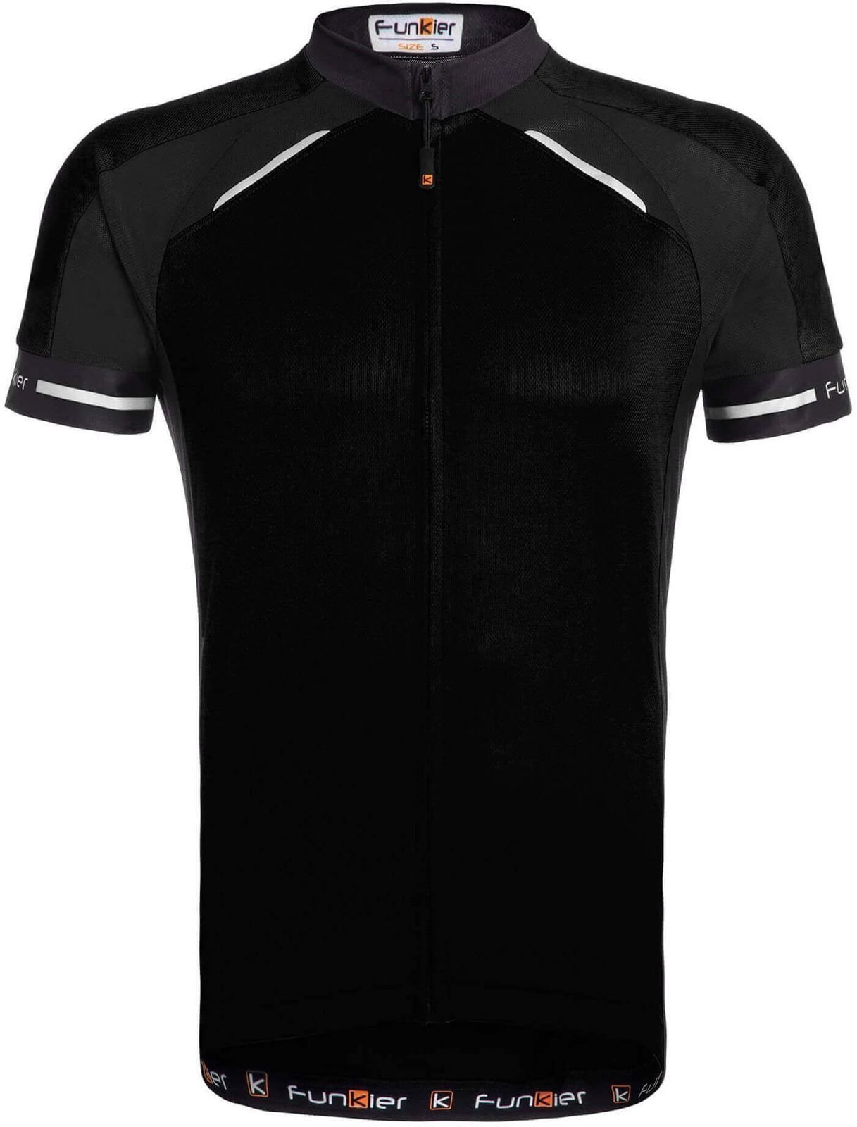 Kolesarski dres, majica Funkier Firenze Jersey Črna XL