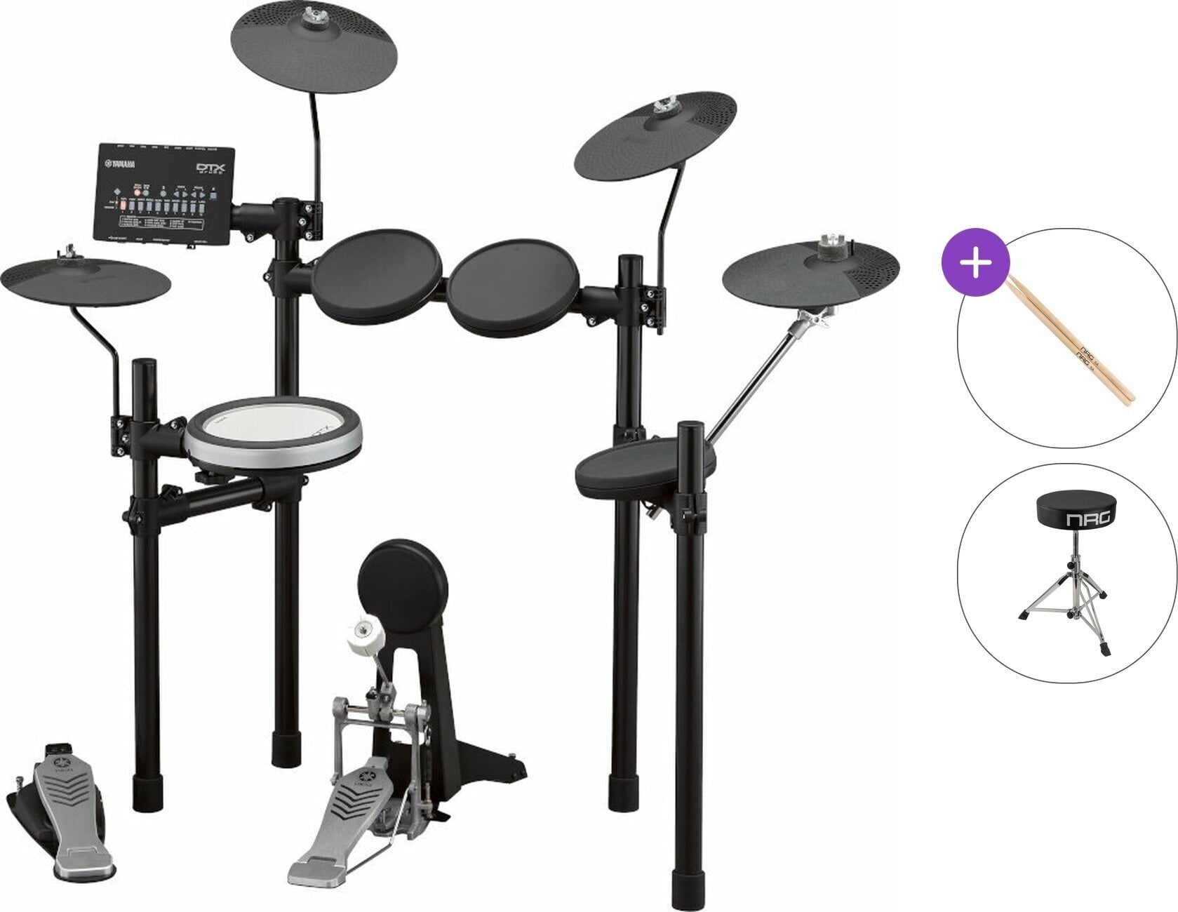 Elektronisch drumstel Yamaha DTX482K Basic SET Black Elektronisch drumstel