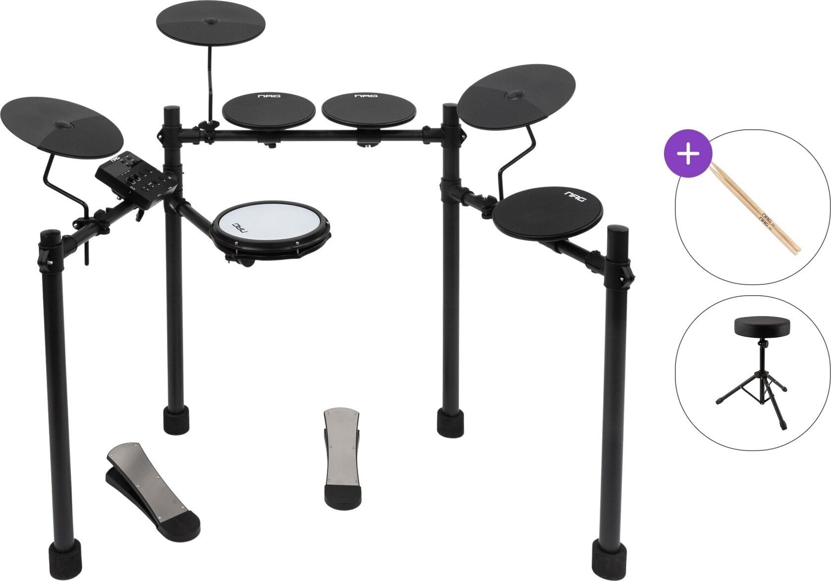 Ηλεκτρονικό Ντραμκιτ NRG EDK-10 Kickstart Kit Basic SET Black Ηλεκτρονικό Ντραμκιτ