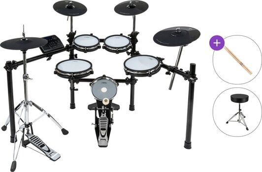 Ηλεκτρονικό Ντραμκιτ NRG EDK-200 Stage Kit Basic SET Black Ηλεκτρονικό Ντραμκιτ - 1