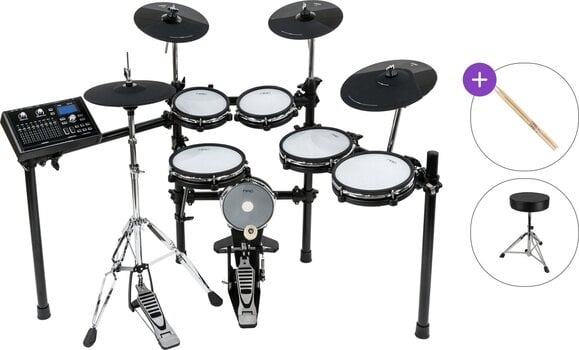 E-Drum Set NRG EDK-400 Studio Kit Basic SET Black E-Drum Set - 1