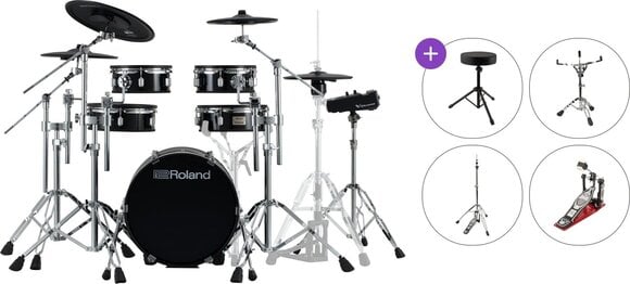 Set Batteria Elettronica Roland VAD316 Basic SET Black Set Batteria Elettronica - 1