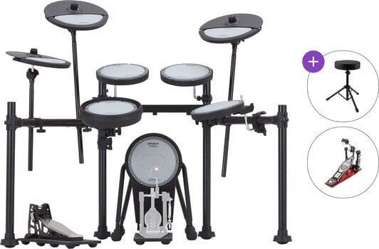 Elektroninis būgnų komplektas Roland VQD106PADS Basic SET Black Elektroninis būgnų komplektas - 1
