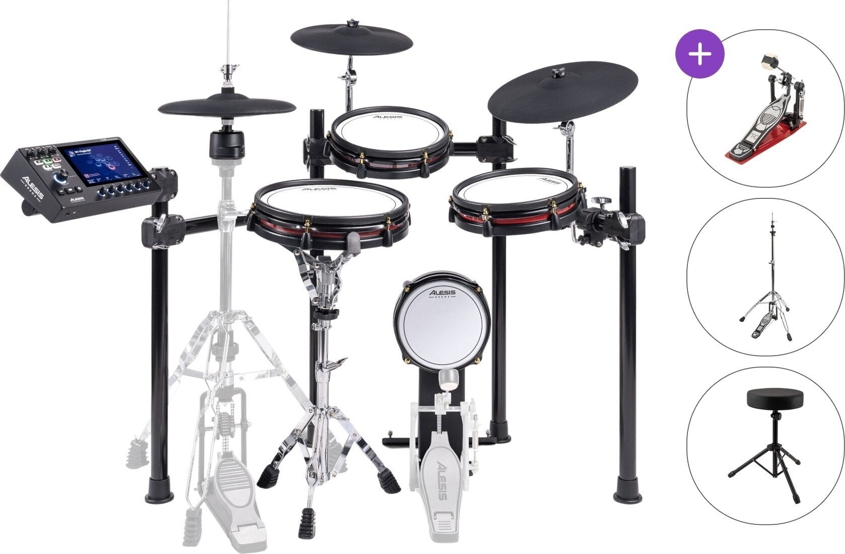 Set Batteria Elettronica Alesis Strata Club Basic SET Black Set Batteria Elettronica
