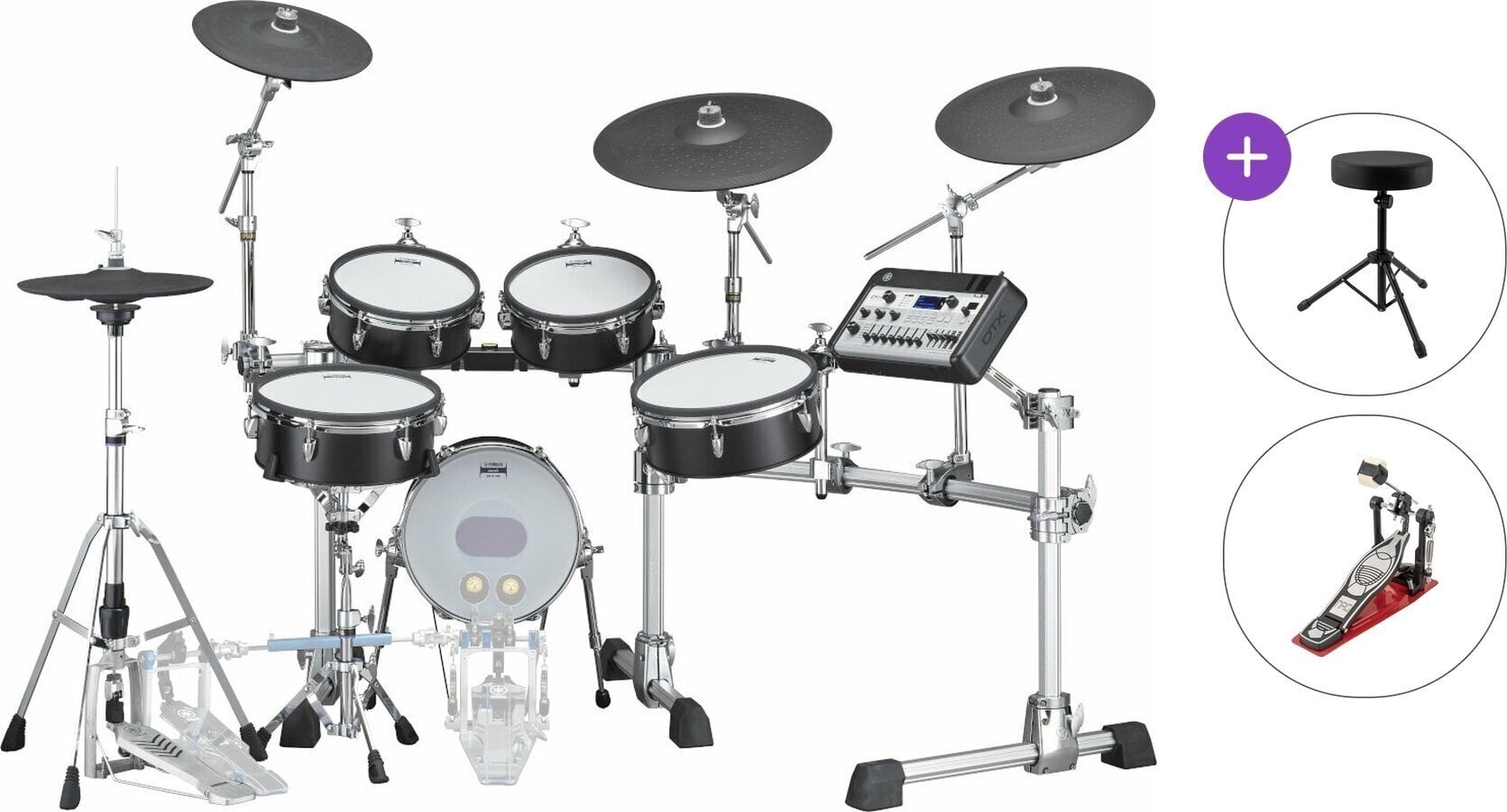 Комплект електронни барабани Yamaha DTX10K-M Basic SET Black Forest Комплект електронни барабани