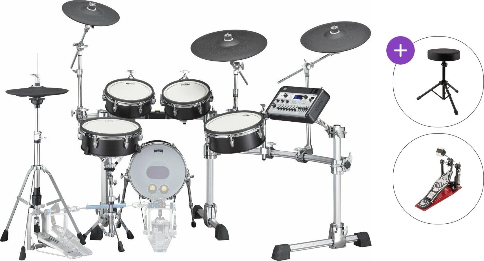 Комплект електронни барабани Yamaha DTX10K-X Basic SET Black Forest Комплект електронни барабани