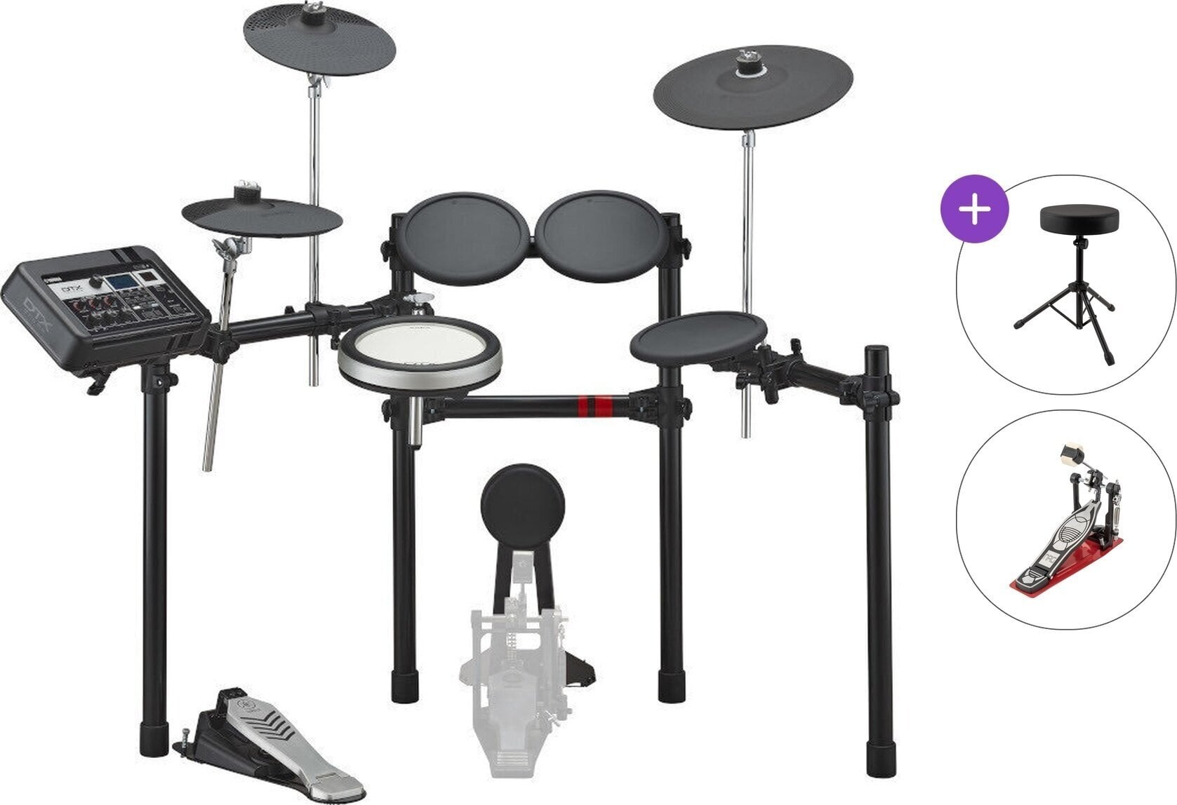 Elektronski bobni seti Yamaha DTX6K-X Basic SET Black Elektronski bobni seti