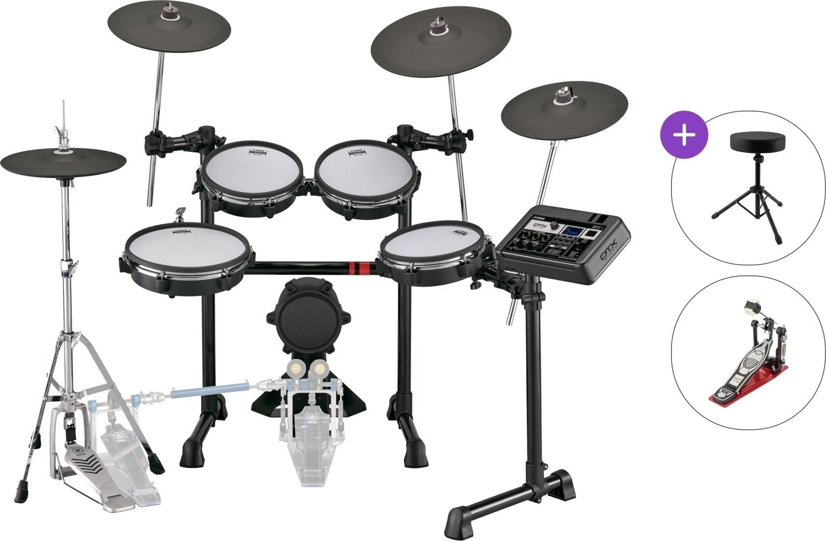 Elektronski bobni seti Yamaha DTX6K5-M Basic SET Black Elektronski bobni seti