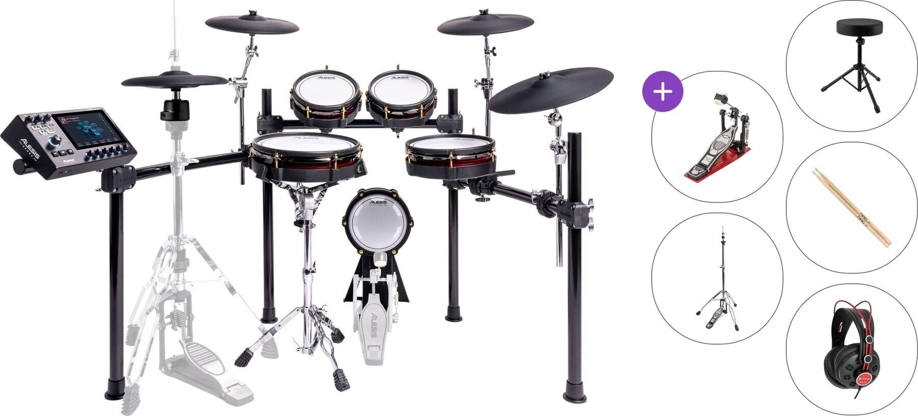 Set Batteria Elettronica Alesis Strata Core Standard SET Black Set Batteria Elettronica