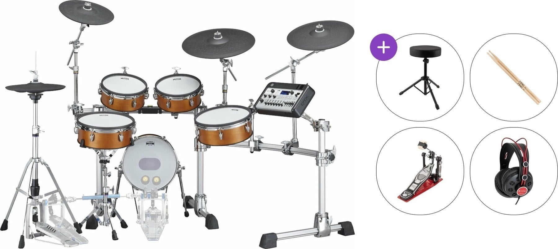 Set de tobe electronice Yamaha DTX10K-M Standard SET Real Wood Set de tobe electronice