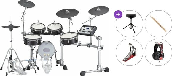 Комплект електронни барабани Yamaha DTX10K-X Standard SET Black Forest Комплект електронни барабани - 1