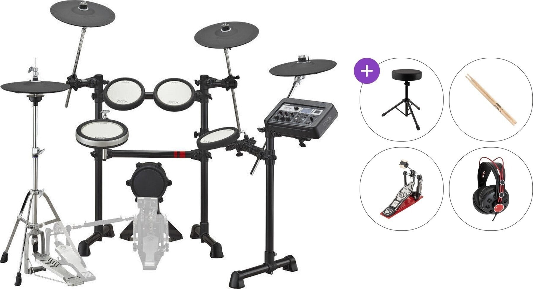 Elektronski bobni seti Yamaha DTX6K3-X Standard SET Black Elektronski bobni seti