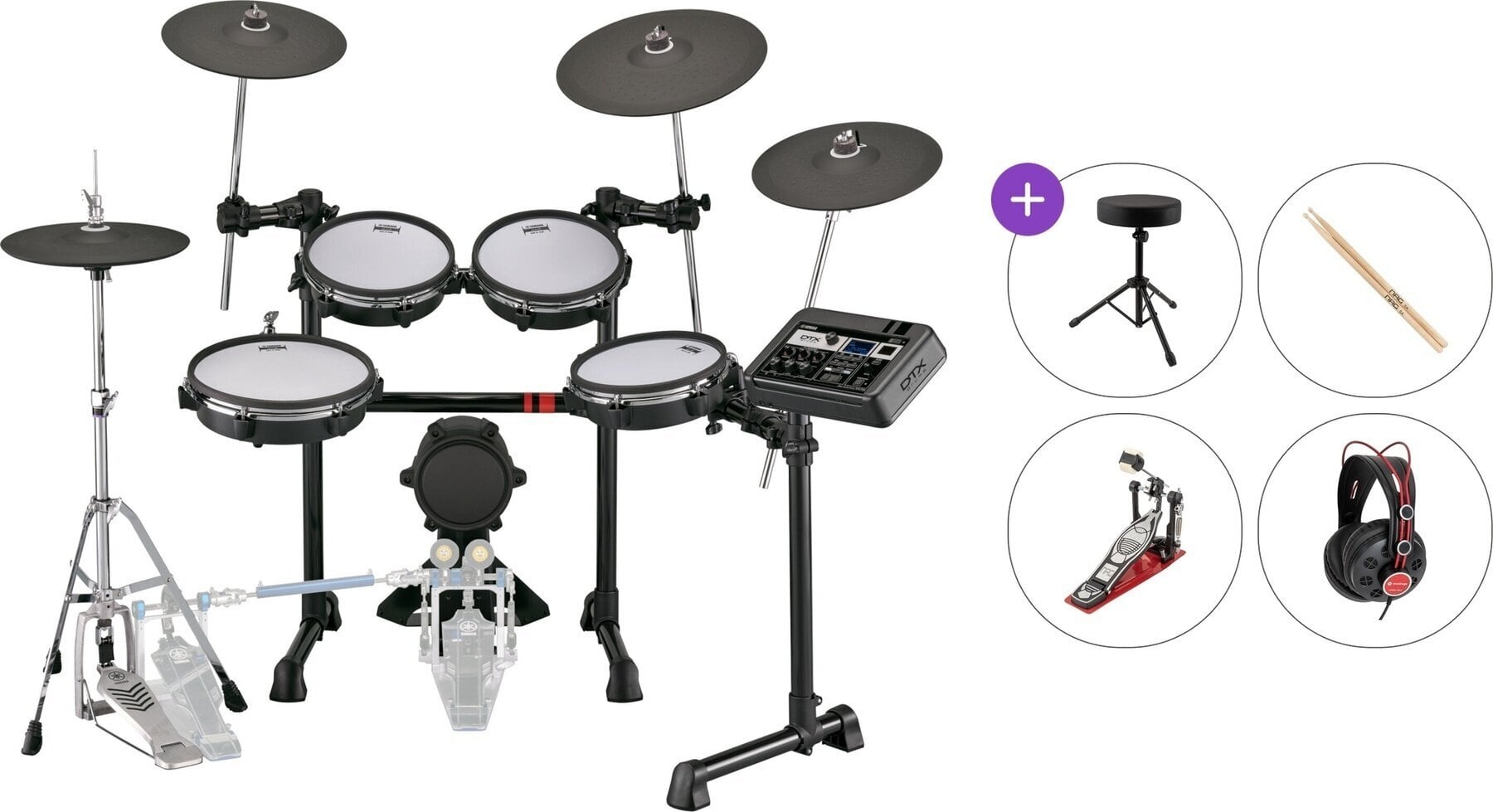 Elektronski bobni seti Yamaha DTX6K5-M Standard SET Black Elektronski bobni seti