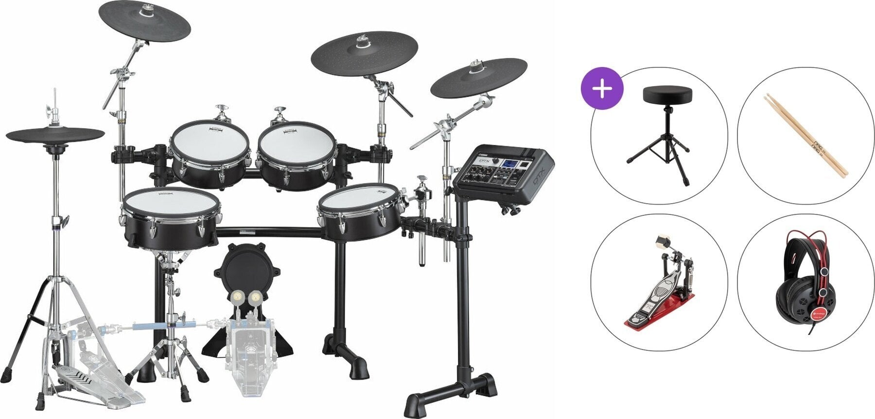 Elektronski bobni seti Yamaha DTX8K-M Standard SET Black Forest Elektronski bobni seti