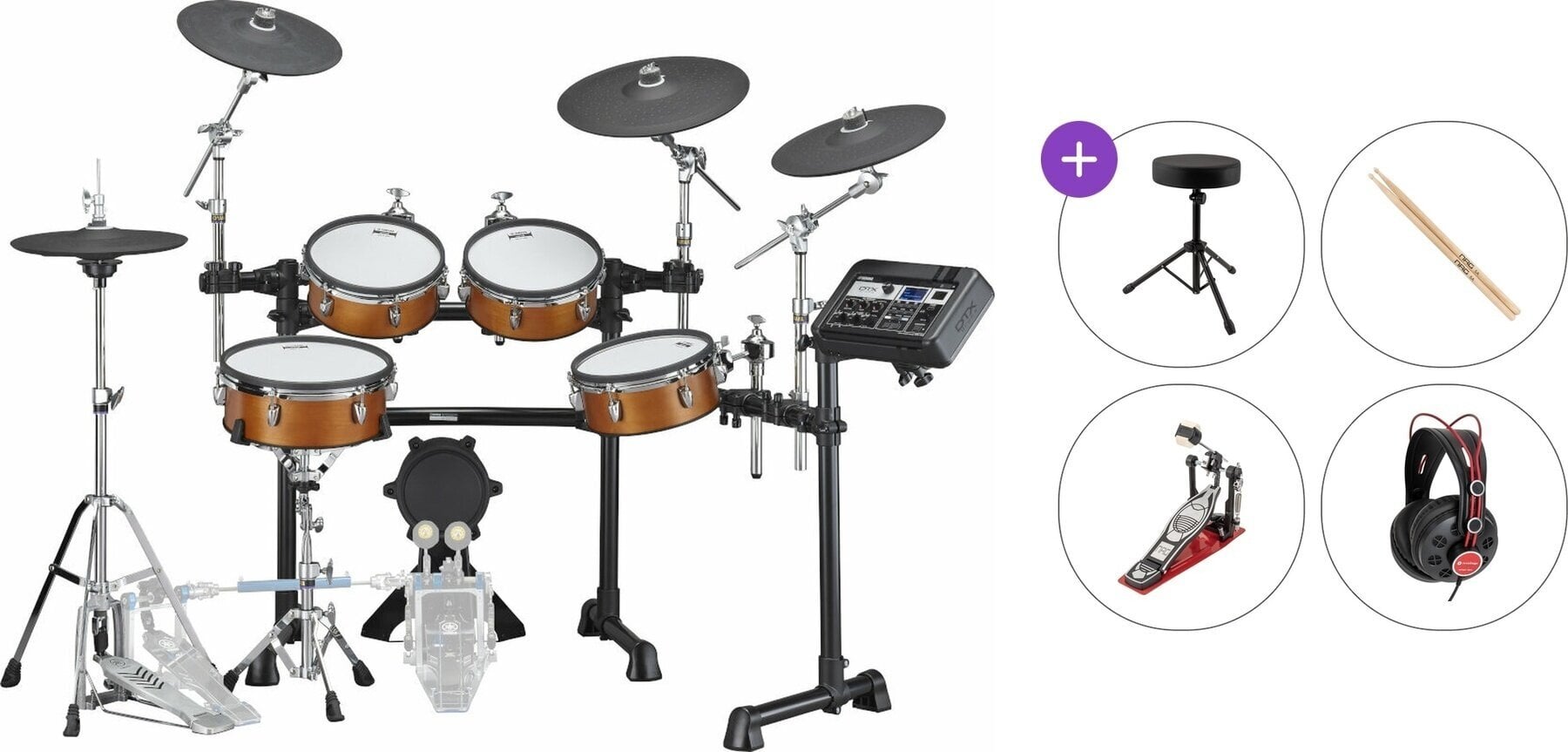 Set de tobe electronice Yamaha DTX8K-M Standard SET Real Wood Set de tobe electronice